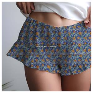 Shorts de sport décontractés à volants pour femmes, respirants, imprimés sur mesure, motif tendance, qualité OEM supérieure - Product Image 6