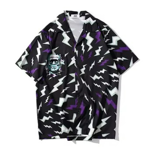 <b>Men</b> Hawaiian Printed <b>Shirt</b> Short Sleeve Summer Fashion Top Outdoor <b>Beach</b> Party <b>Shirt</b> Casual Vacation - Product Image 3