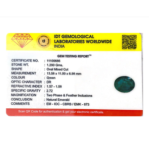 Certified Natural Zambian Emerald 6.45 Carat Emerald Cut Loose Gemstone for Fine Jewelry - Product Image 4