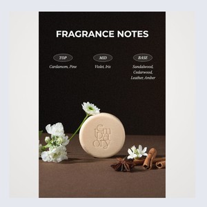 Savons en barre en gros WB Korean K-Beauty Parfum temporaire Savon boisé Santal Fabriqué en Corée bois de santal - Product Image 3
