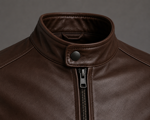 Veste en cuir de haute qualité pour hommes, très élégante et stylée - Product Image 2