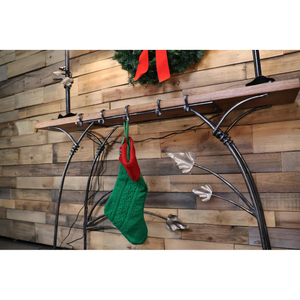 Countertop Christmas <b>Stocking</b> Bronze Metal Tree Custom Decoration Celebration Christmas <b>Stocking</b> <b>Holder</b> Traditional Design - Product Image 2