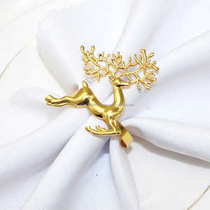 ขายร้อนแหวนผ้าเช็ดปากโลหะและเช็ดปากห่วงแหวน Serviette ในทุกงานสําเร็จรูปทองเงิน Rose Gold ในขนาดที่กําหนดเอง - Product Image 4