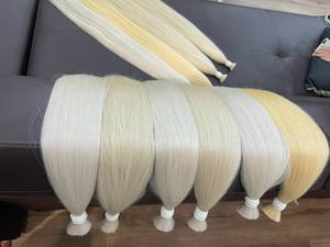 NOUVELLE ARRIVÉE!!! Extensions de cheveux humains blonds Extensiones Cabello Cheveux humains en vrac bruts vierges Remy vietnamiens naturels prêts à être expédiés - Product Image 2