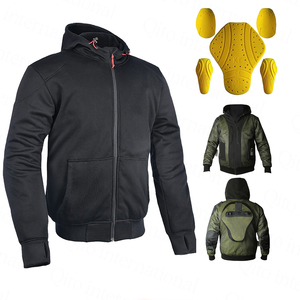 Blouson de moto hiver imprimé avec protection CE, doublure en aramide, veste de moto renforcée à séchage rapide pour homme - Product Image 1