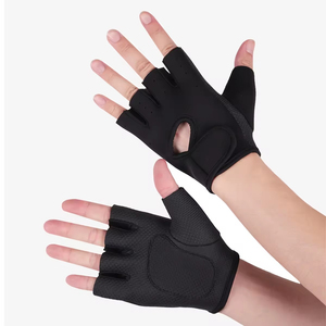Guantes de Ciclismo y Gimnasio Transpirables de Media Mano de Cuero de Buena Calidad, Unisex, Antideslizantes y Cómodos - Product Image 2