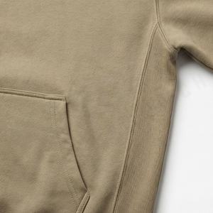 Pull en molleton tricoté respirant et coupe-vent en coton 100 % de couleur unie, personnalisé, pour homme, collection automne-hiver, respectueux de l'environnement - Product Image 5