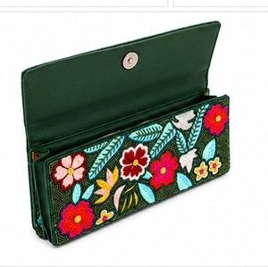 Handmade Beaded Floral Clutch With Embroidery Women's Bohemian Party Handbag Flap Closure - Product Image 5