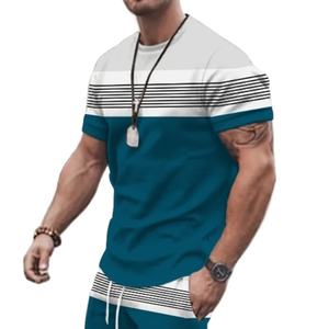 เสื้อยืดผู้ชายใหม่2025พิมพ์ลายทรงหลวมไซส์ใหญ่พิเศษเสื้อผ้าลำลองใส่ทุกวันเสื้อยืดแขนสั้น - Product Image 5