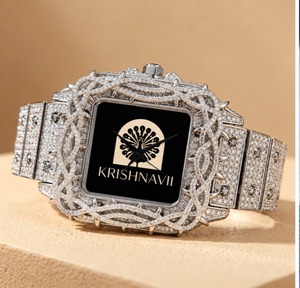 Reloj de Lujo Cuadrado de Aleación con Diamantes, Elegante, Plateado, con Cristales Incrustados, Diseño Premium, Joyería de Moda, Regalo para Mujer, Estilo Diario - Product Image 3