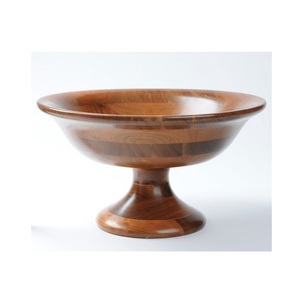 Bol artisanal élégant en bois d'acacia – Écologique, jetable, résistant à la chaleur, durable, compatible four et lave-vaisselle, idéal pour les fêtes - Product Image 3