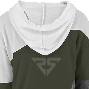 Sudaderas con capucha de tres tonos para mujer, fabricación de Pakistán, ropa informal, sudaderas con capucha lisas de gran calidad para mujer - Product Image 6