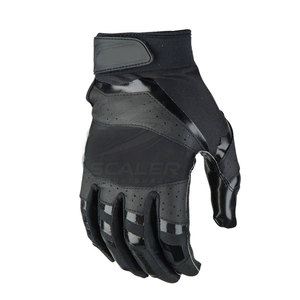 Gants de football américain en cuir à maintien robuste, respirants et légers, offrant une excellente adhérence, toucher doux, confort et conception flexible - Product Image 3