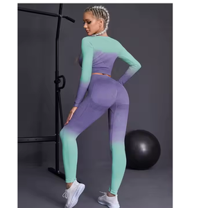 Yoga Fitness Wear Sexy Active Wear Yoga Workout <b>Sets</b> Yoga Bra And Leggings Pants <b>Set</b> For <b>Woman</b> - Product Image 1
