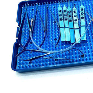 Kit de Instrumentos Quirúrgicos Oftálmicos Manuales de Acero Inoxidable, 21 Piezas, Juego Completo de Herramientas Microquirúrgicas Oftálmicas Reutilizables - Product Image 2