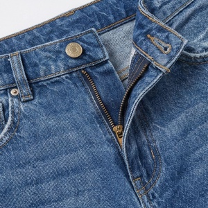 Shorts en jean pour femmes de haute qualité, respirants, avec poches boutonnées, décontractés, pour l'été, couleur personnalisée, tendance streetwear, coupe ajustée - Product Image 4