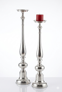 Ensemble de chandeliers en acier inoxydable hauts pour la décoration de la maison, design durable - Product Image 3