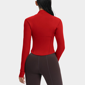 Hot New <b>Yoga</b> Clothes <b>Jacket</b> Women Hooded Slim Run Sports Top Zipper Opening <b>Yoga</b> <b>Jackets</b> Fast Dry Long Sleeve Fitness Clothing - Product Image 2