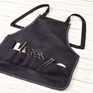 ผ้ากันเปื้อนช่างตัดผม - ผ้าแคนวาสกันน้ำพร้อมสายหนังแท้ ผ้ากันเปื้อนช่างตัดผม ช่างทำผม - Product Image 5