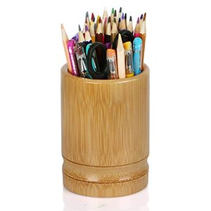 Classic Design Handmade Wood Pen Holder Black Walnut Wood Pen Holder For school <b>Desk</b> & Teacher Gifts Crafts - Product Image 5