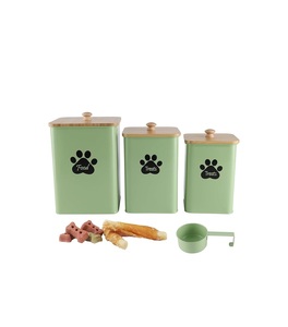 กระปุกเก็บอาหารเคลือบผงเหล็กแบบเป็นมิตรต่อสิ่งแวดล้อม พร้อมฝาปิดสนิท สำหรับตลาดค้าปลีกและขายส่ง - Product Image 1