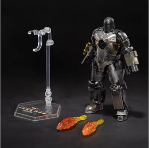 Zd Toys Nuova Edizione Originale <span class=keywords><strong>Marvel</strong></span> 10° Anniversario <span class=keywords><strong>Iron</strong></span> <span class=keywords><strong>Man</strong></span> Mk1 in PVC Non Luminoso, Action Figure 1/10 con Articolazioni Mobili - Product Image 3