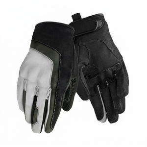 Gants de moto pour hommes, gants d'hiver respirants et imperméables, gants de motocross décontractés en cuir unisexes pour l'extérieur - Product Image 1
