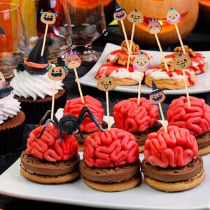 100 pezzi da Cocktail di zucca di bambù da 5 pollici scelte di cibo per festa del ringraziamento di Halloween - Product Image 6