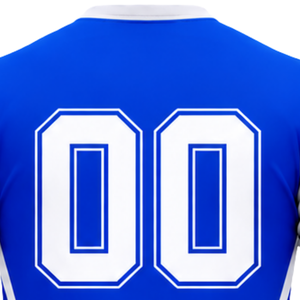 Manufacturer Royal Blue White Sublimated Volleyball Jersey Short Sleeve Team Sports Uniform Shirt Performance Game Clothing - Product Image 6