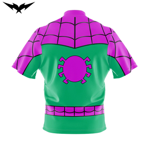 Maillots de bowling unisexes réversibles personnalisés en gros, sans couture, de haute qualité, avec fermeture éclair 1/4, respirants - Product Image 4