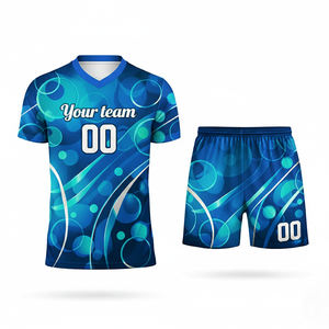 Ensemble de vêtements de sport pour femmes de haute qualité avec impression de logo personnalisé, y compris un uniforme de volley-ball en polyester - Product Image 2