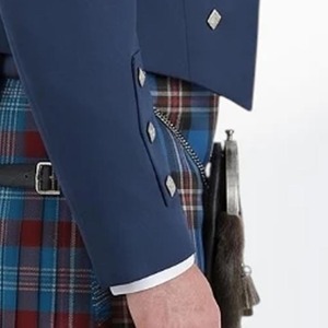 Veste de kilt Prince Charlie en laine orange pour homme écossais, modèle 2026, la plus vendue, avec gilet, veste de mariage, OEM ODM - Product Image 6