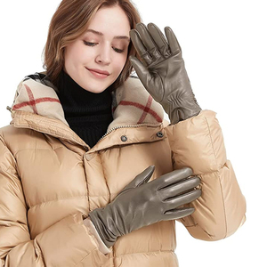 New Fashion Design Leather <b>Gloves</b> for Ladies Women Warm Winter Plain Blank For Online Sale Bulk Quantity - Product Image 6