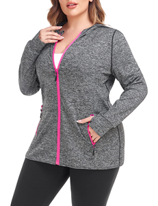 Sudadera con Capucha Extra Grande para Mujer, Transpirable, Informal, para Otoño, con Estampado y Felpa Lisa - Product Image 2