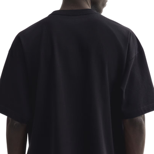 เสื้อยืดคอตตอนทรงโอเวอร์ไซส์ เนื้อผ้าคอตตอนพรีเมียมหนานุ่ม สไตล์สตรีทแวร์ เสื้อยืดพื้นฐาน ขายส่ง รับผลิตแบบ OEM ODM ผู้จัดจำหน่ายเสื้อผ้า - Product Image 4
