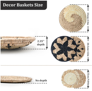 Handwoven Water Hyacinth <b>Wall</b> <b>Decor</b> Natural Boho Woven <b>Wall</b> Art for Home, Cafe, or Hotel Interior Styling - Product Image 6