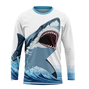 Camisas de Pesca Personalizadas Unisex de Manga Larga con Protección Solar UPF 50, Transpirables y con Estampado por Sublimación - Product Image 1