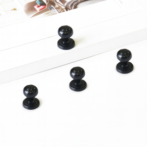 Modern Black Zinc Alloy Cabinet <b>Knob</b> Durable Furniture Handle Minimalist <b>Dresser</b> <b>Knob</b> Kitchen Dining Bathroom Living Room - Product Image 2