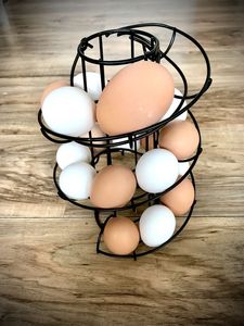 Strong Metal <b>Wire</b> Egg Stand Ensuring Long Lasting Use Eco-Friendly Space Saving Modern Design - Product Image 6