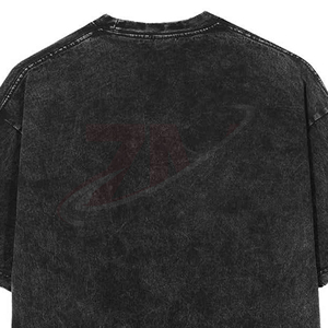 Camiseta Personalizada OEM para Hombre, con Estampado Acid Wash, Estilo Vintage, Algodón Lavado, Diseño Gráfico Urbano, Informal y Moderna - Product Image 4