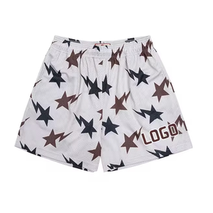 Shorts de basketball mi-longs personnalisés pour hommes en Spandex/Polyester, entièrement sublimés, style streetwear, fabrication OEM/ODM directe usine, faible MOQ, vente en gros - Product Image 2
