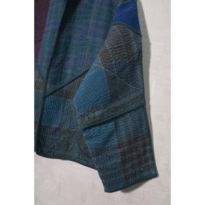 Chaqueta Kantha de Algodón para Mujer, Estilo Vintage, Hecha a Mano en India, Abrigo Boho con Parches, Ropa de Invierno - Product Image 2