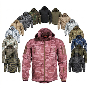 OEM ODM Comfortable Customized Embroidery Waterproof Winter Jacket Custom Camouflage Hooded Windproof Outdoor Warm <b>Coat</b> - Product Image 1