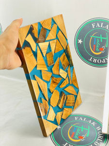 Custom Engraved Beech Acacia <b>Wood</b> Cutting Board with Epoxy Resin for Wall Bar Hanging Kitchen Decor Exported From Falak World - Product Image 6