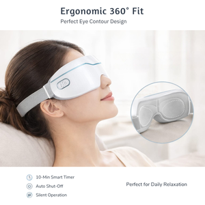 Masque oculaire intelligent à vapeur, thérapie chaude et froide 42°C, appareil de soin des yeux chauffant, soulagement des yeux secs, masseur oculaire portable, logo OEM professionnel - Product Image 4