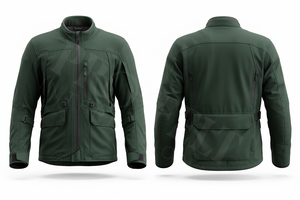 Custom Vintage textile Motorbike Jacket Retro Style Distressed Classic Design Customized Long Sleeve Racing Riding Moto Jackets - Product Image 3