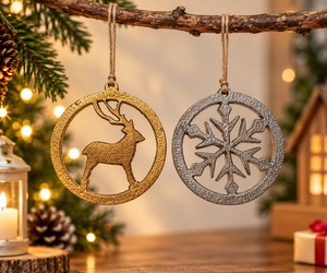 Top Demanded Modern Christmas Tree Ornament with Hanging <b>Decoration</b> for Home Hotels and Party Use from Indian Supplier - Product Image 1