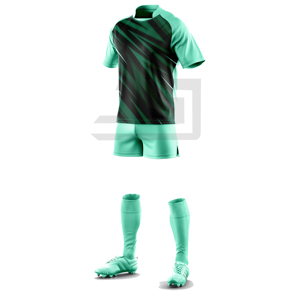 Tenue de compétition de rugby personnalisée, kit sublimé, broderie 3D, antibactérien, coupe-vent, léger, respirant, performance - Product Image 1