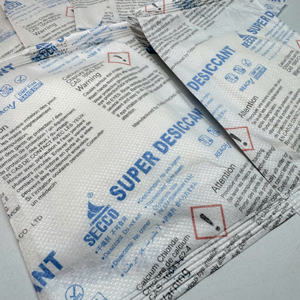 Super Secco 10g 100 pièces par kg 10kg par carton Taux d'absorption de 400% Poudre de chlorure de calcium déshydratant contrôle de l'humidité - Product Image 1