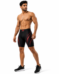 Custom Men Compression Shorts Quick Dry Stretch Gym Fitness Running Training Sports Base Layer Tights OEM Wholesale Manufacturer - Product Image 4